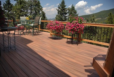Redwood decking in your garden