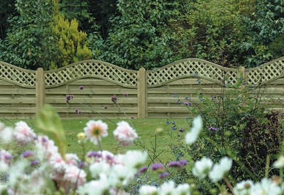 Solid Garden Fence
