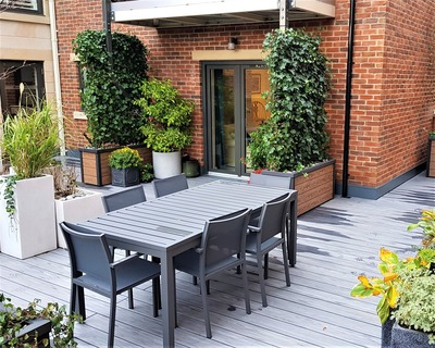 Composite Decking with furniture 