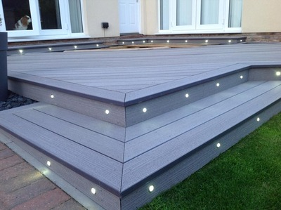 Outdoor Decking with Lighting 